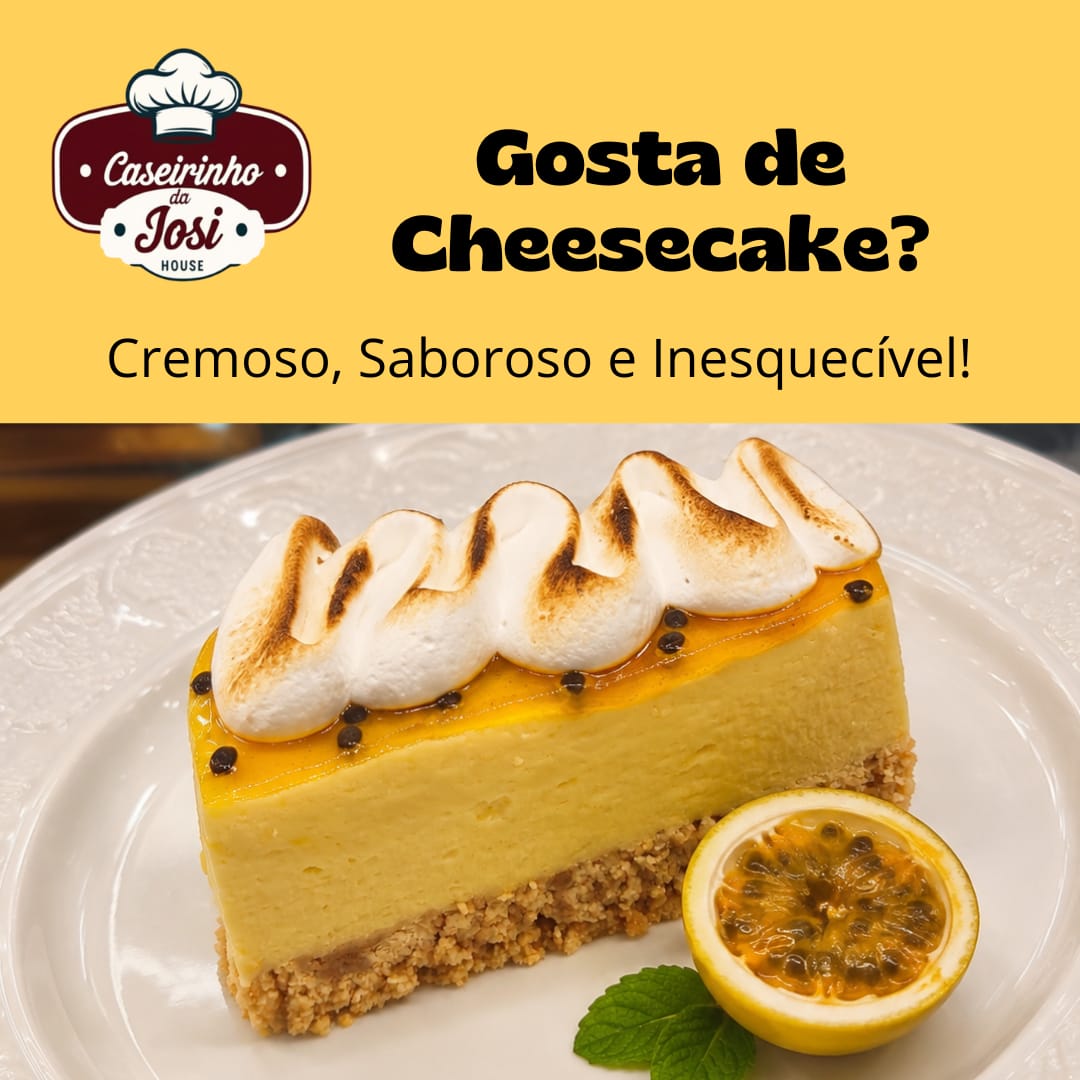 Cheesecake de maracujá